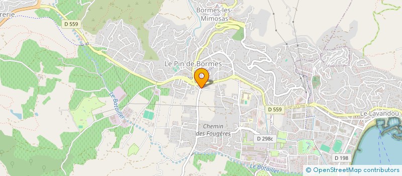 localisation de l'entreprise MONSIEUR RAPHAEL VITALI  BORMES-LES-MIMOSAS