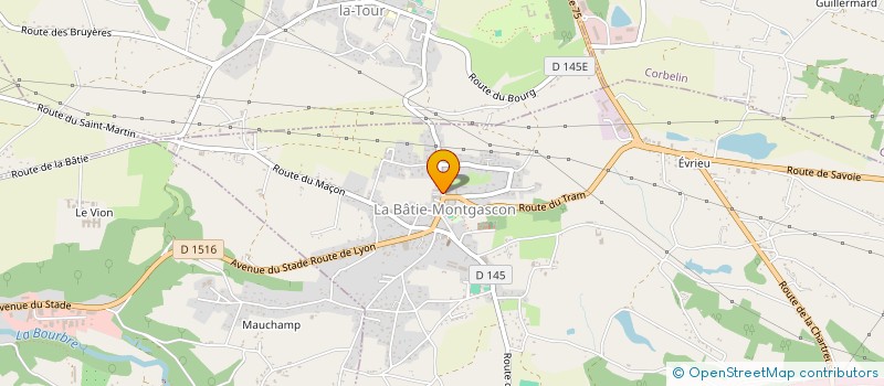 localisation de l'entreprise MONSIEUR RAPHAEL VOLMAT  LA BATIE-MONTGASCON