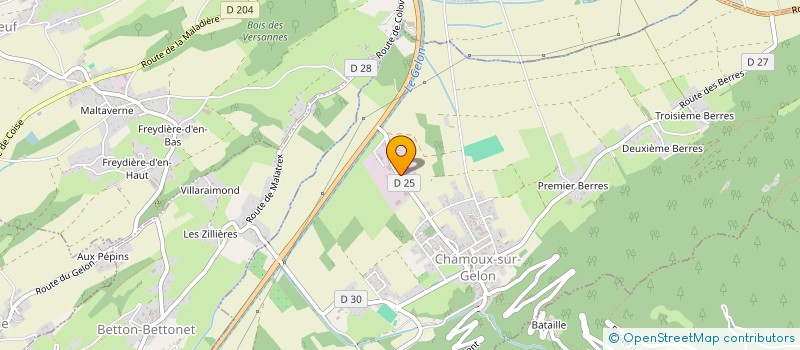 localisation de l'entreprise MONSIEUR RAPHAEL VUILLERME  CHAMOUX-SUR-GELON