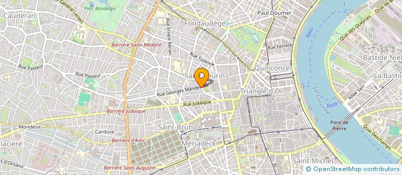 localisation de l'entreprise MONSIEUR RAPHAEL VUILLIER  BORDEAUX