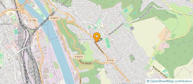 localisation de l'entreprise MONSIEUR RAPHAEL WAUTIER  BONSECOURS