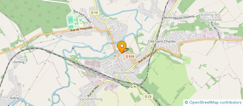 localisation de l'entreprise MONSIEUR RAPHAEL WIECZOREK  VAUDRECHING