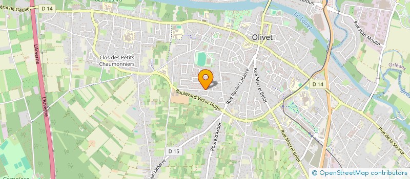 localisation de l'entreprise MONSIEUR RAPHAEL WILLAERT à OLIVET