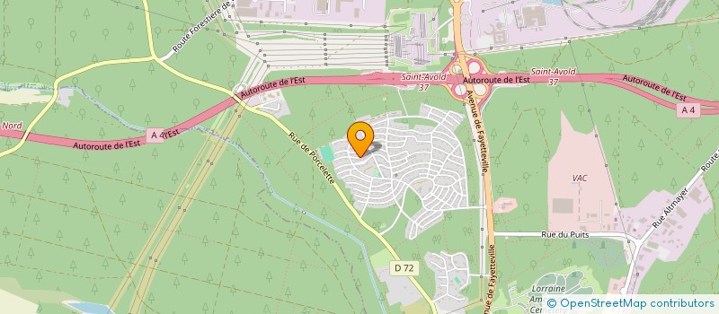 localisation de l'entreprise MONSIEUR RAPHAEL WITTMER  SAINT-AVOLD