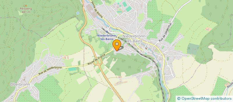 localisation de l'entreprise MONSIEUR RAPHAEL WOLLJUNG  NIEDERBRONN-LES-BAINS