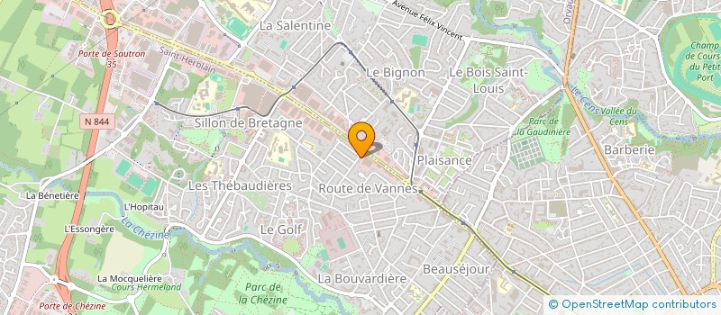 localisation de l'entreprise MONSIEUR RAPHAEL YAHIA  SAINT-HERBLAIN