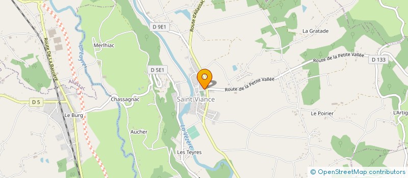 localisation de l'entreprise MONSIEUR RAPHAEL ZAMPIN à ALLASSAC