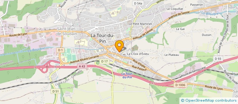 localisation de l'entreprise MONSIEUR RAPHAEL ZEKRI à LA TOUR-DU-PIN