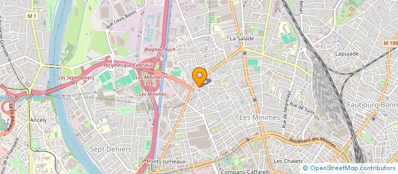 localisation de l'entreprise MONSIEUR RAPHAIEL CORREIA PEIXOTO  TOULOUSE