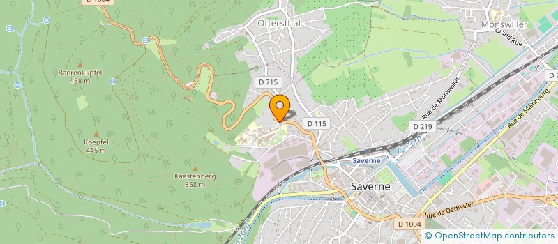 localisation de l'entreprise MONSIEUR RAPHIQ KHALLOUK  SAVERNE