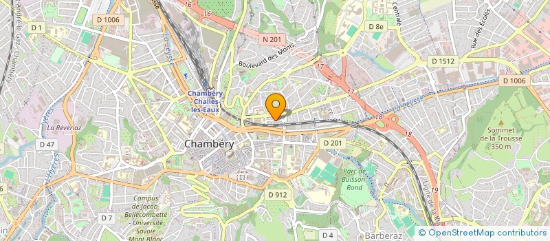 localisation de l'entreprise MONSIEUR RARES TAP  CHAMBERY