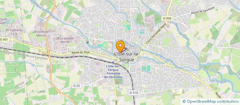 localisation de l'entreprise MONSIEUR RASEL PARVEZ  L'ISLE-SUR-LA-SORGUE