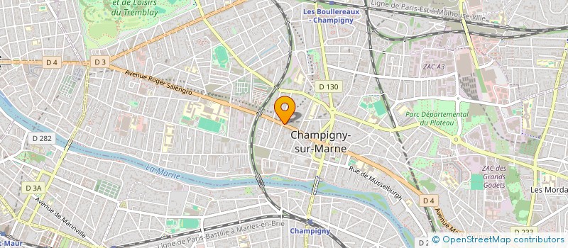 localisation de l'entreprise MONSIEUR RASHAD MENKAROUIS à CHAMPIGNY-SUR-MARNE