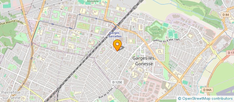 localisation de l'entreprise MONSIEUR RASHED KHAN  GARGES-LES-GONESSE