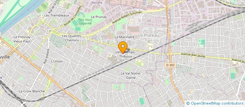 localisation de l'entreprise MONSIEUR RASHEDUL HASSAN  SARTROUVILLE