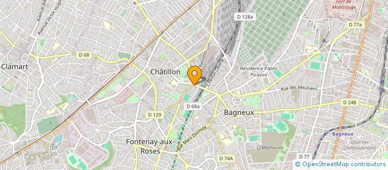 localisation de l'entreprise MONSIEUR RASHID ABDUL à BAGNEUX