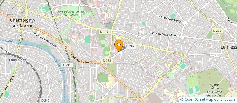 localisation de l'entreprise MONSIEUR RASHID AYISI à CHAMPIGNY-SUR-MARNE