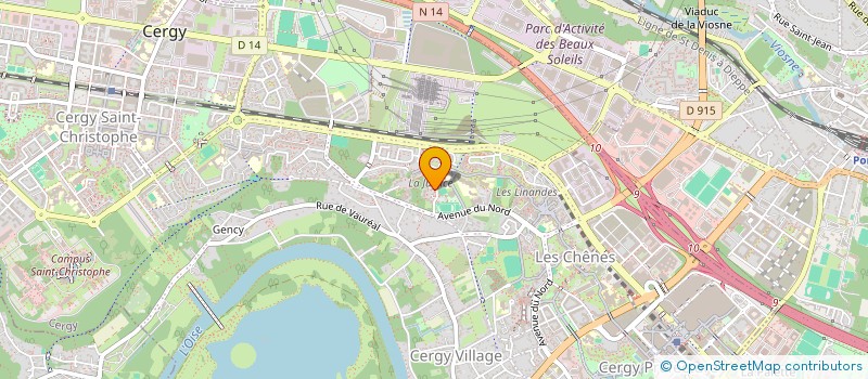 localisation de l'entreprise MONSIEUR RASHID GISM AHMED  CERGY