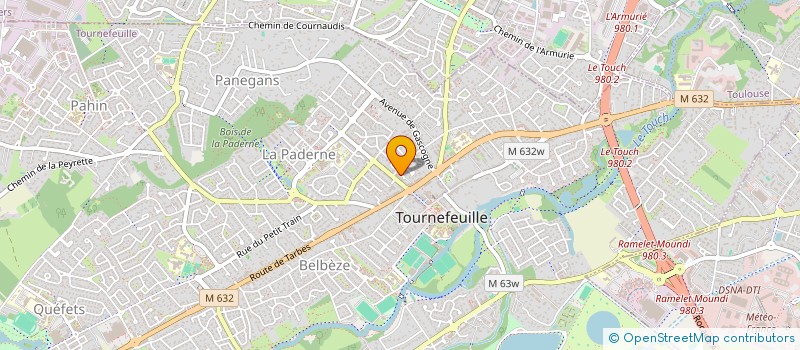 localisation de l'entreprise MONSIEUR RASHID KASBI  TOURNEFEUILLE