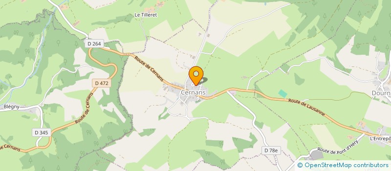 localisation de l'entreprise MONSIEUR RASHID YOUSUFI  CERNANS