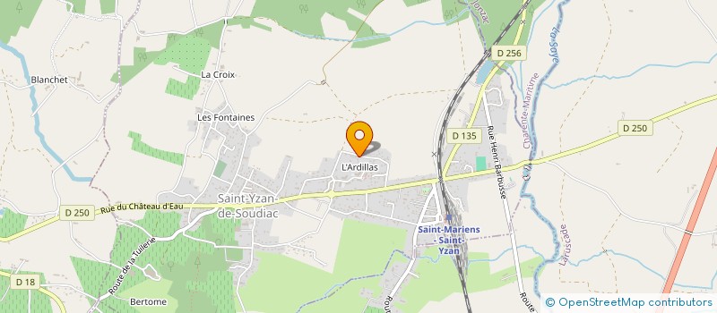 localisation de l'entreprise MONSIEUR RASHKO ARNAUDOV  SAINT-YZAN-DE-SOUDIAC