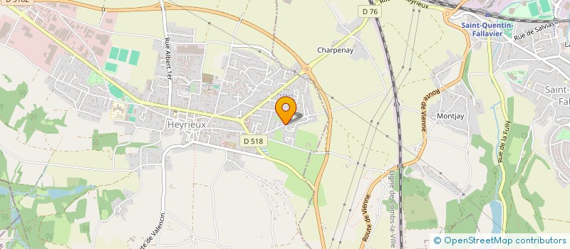 localisation de l'entreprise MONSIEUR RASID BOSNJAKOVIC  HEYRIEUX