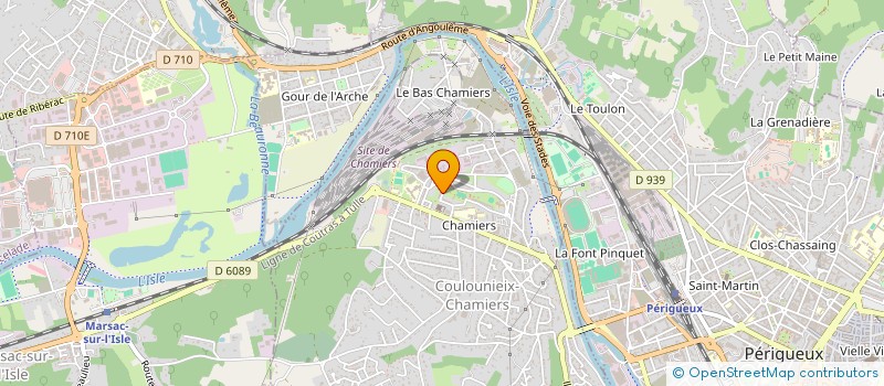 localisation de l'entreprise MONSIEUR RASID LJATIFI  COULOUNIEIX-CHAMIERS