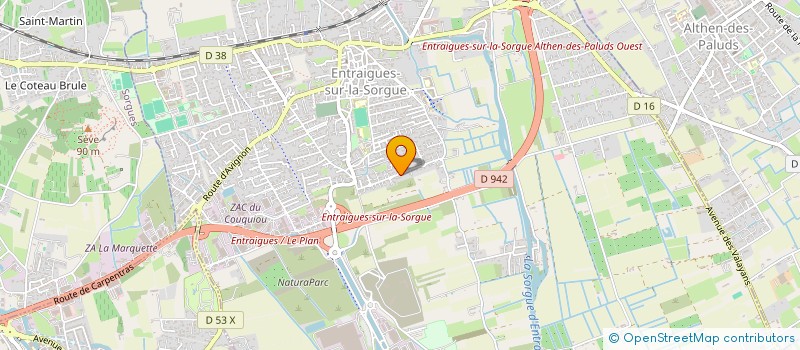 localisation de l'entreprise MONSIEUR RASIM BILGEN  ENTRAIGUES-SUR-LA-SORGUE