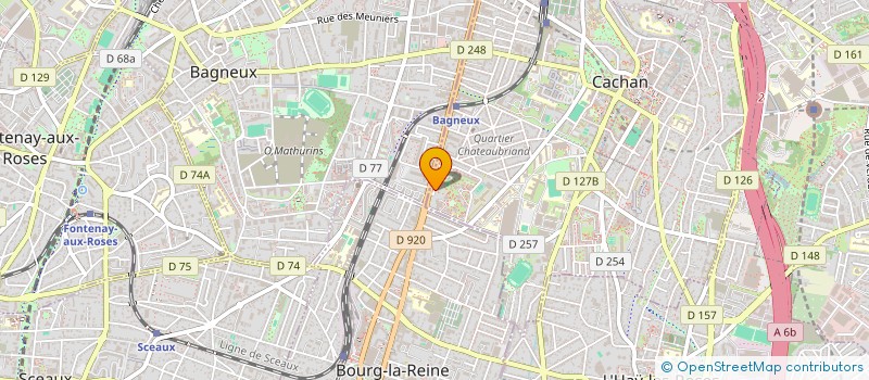 localisation de l'entreprise MONSIEUR RASLENE MNAFFAKH  CACHAN