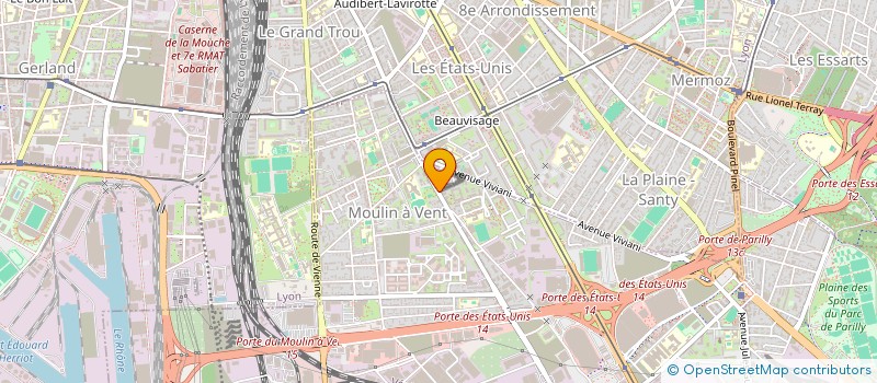 localisation de l'entreprise MONSIEUR RASSIDY ABDOU  VENISSIEUX