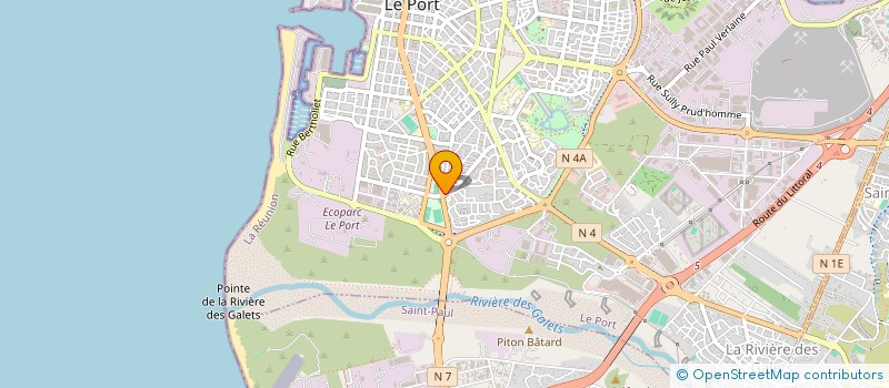 localisation de l'entreprise MONSIEUR RASSOULOU DAOUD à LE PORT