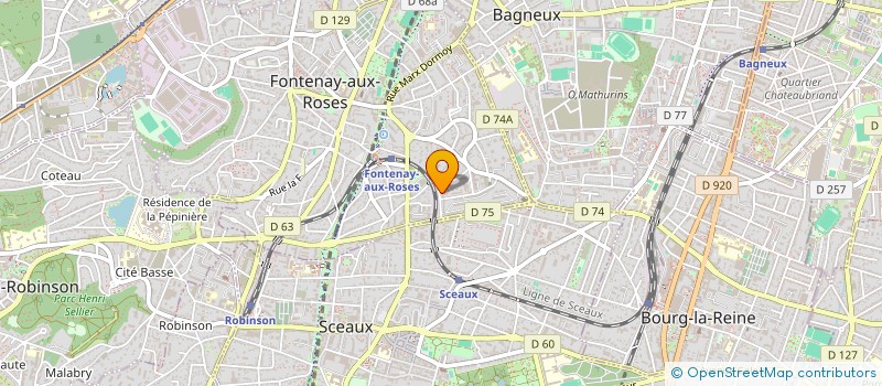 localisation de l'entreprise MONSIEUR RASSUL JUMAYEV à FONTENAY-AUX-ROSES