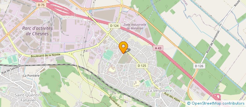 localisation de l'entreprise MONSIEUR RASTGO NASR  LA VERPILLIERE