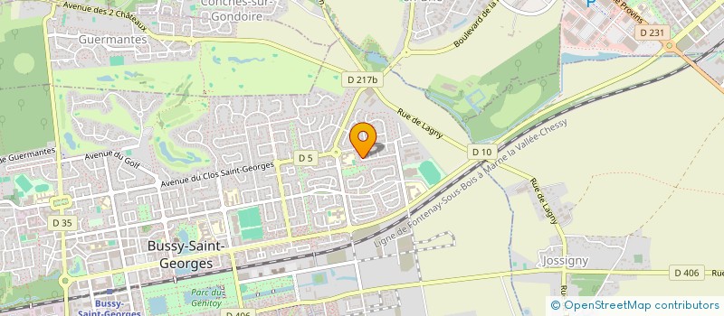 localisation de l'entreprise MONSIEUR RASY MUTH  BUSSY-SAINT-GEORGES