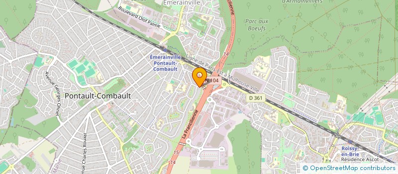 localisation de l'entreprise MONSIEUR RATANA TY à PONTAULT-COMBAULT