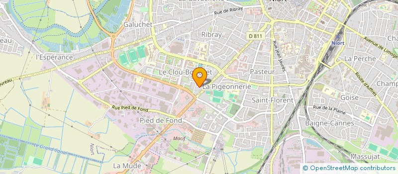 localisation de l'entreprise MONSIEUR RATI SARTANIA  NIORT