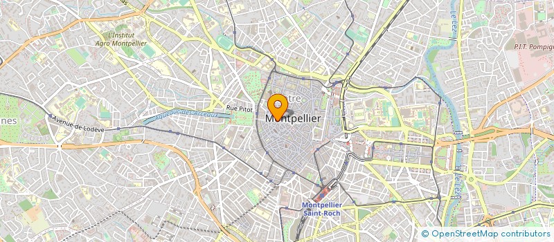 localisation de l'entreprise MONSIEUR RATIBA OGBI à MONTPELLIER
