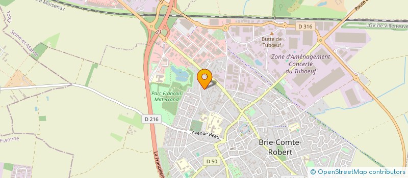 localisation de l'entreprise MONSIEUR RATKO CULEK DAVIDOVIC  BRIE-COMTE-ROBERT