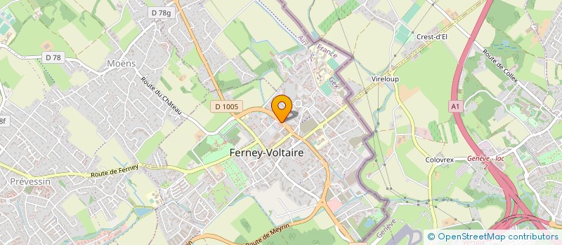 localisation de l'entreprise MONSIEUR RATNER BAZ NILS ACHAV à FERNEY-VOLTAIRE