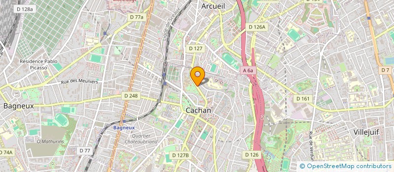 localisation de l'entreprise MONSIEUR RATSIMBAZAFY à CACHAN