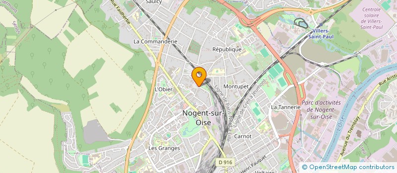 localisation de l'entreprise MONSIEUR RAUL ALLENDE MORALES  NOGENT-SUR-OISE