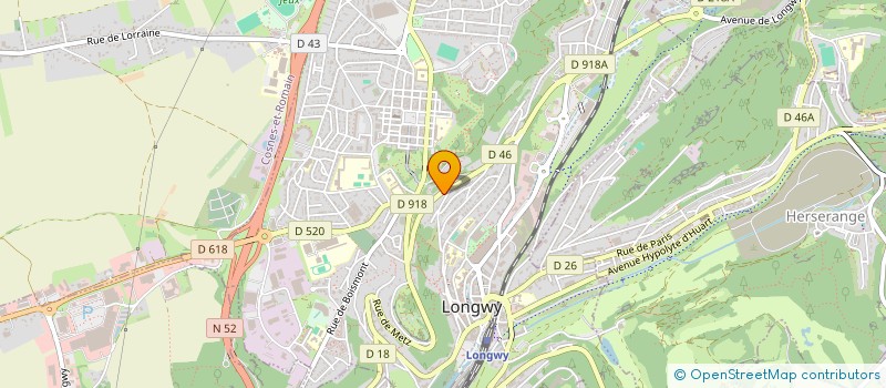 localisation de l'entreprise MONSIEUR RAUL DELFIM CORREIA SANTANA à LONGWY