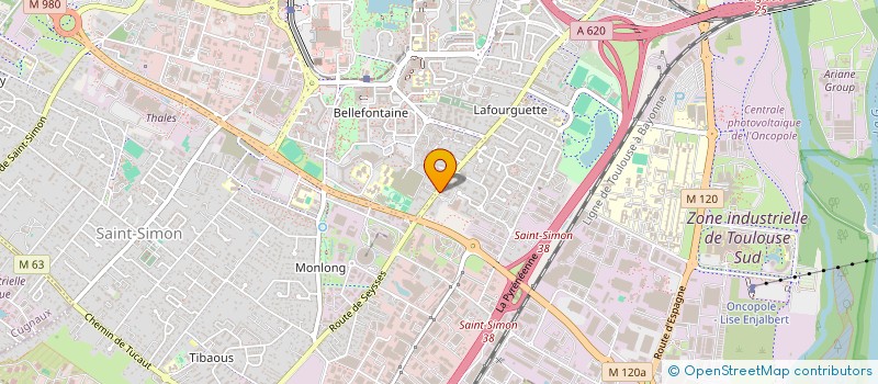 localisation de l'entreprise MONSIEUR RAUL ERNESTO GUALTRUZZI  TOULOUSE