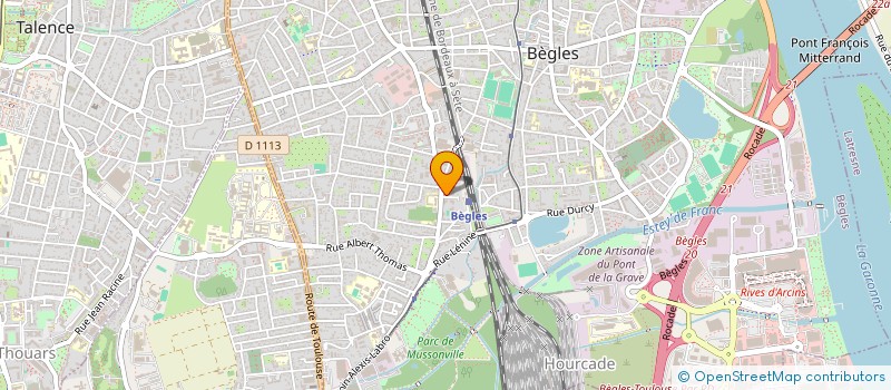 localisation de l'entreprise MONSIEUR RAUL GARCIA VILLAR à BEGLES
