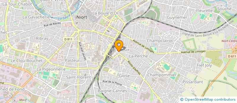 localisation de l'entreprise MONSIEUR RAUL GONCALVES FERREIRA  NIORT