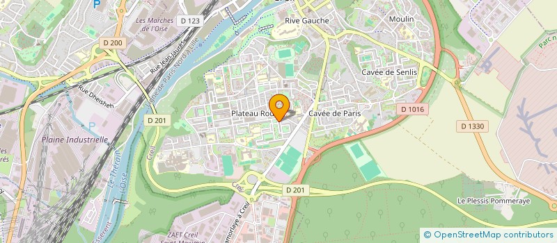 localisation de l'entreprise MONSIEUR RAUL GRUSS TOMO NGUEMA  CREIL