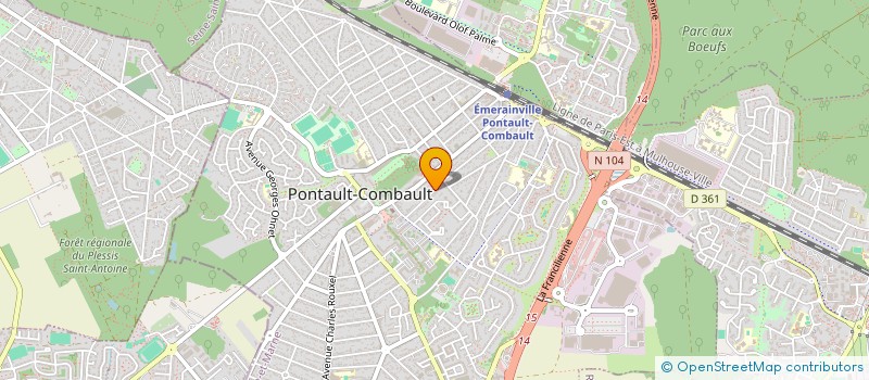 localisation de l'entreprise MONSIEUR RAUL HERRERA CASTRO à PONTAULT-COMBAULT
