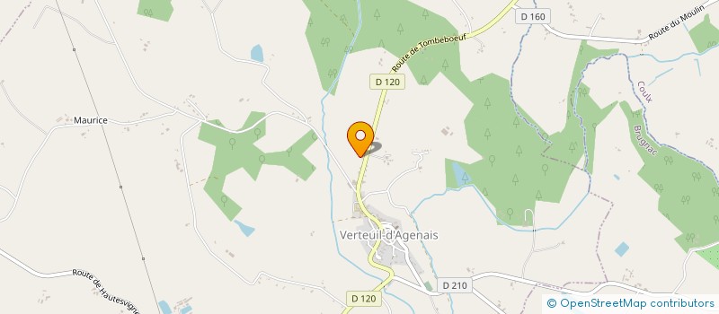 localisation de l'entreprise MONSIEUR RAUL MOTA BRANCO  VERTEUIL-D'AGENAIS