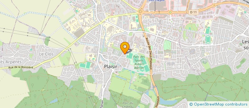 localisation de l'entreprise MONSIEUR RAUL MOURA PINTO  PLAISIR