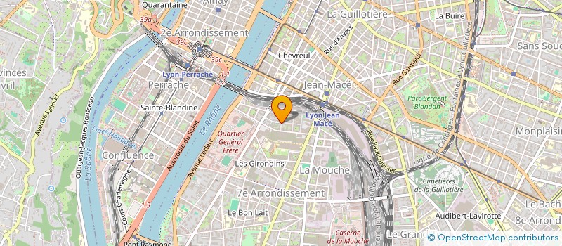 localisation de l'entreprise MONSIEUR RAUL PAREJA GOMEZ  LYON